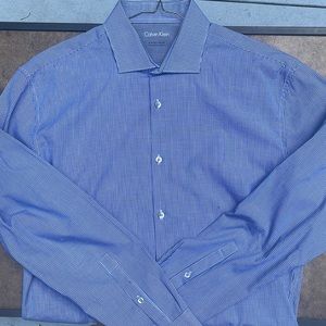 Calvin Klein Long Sleeve Blue dress shirt